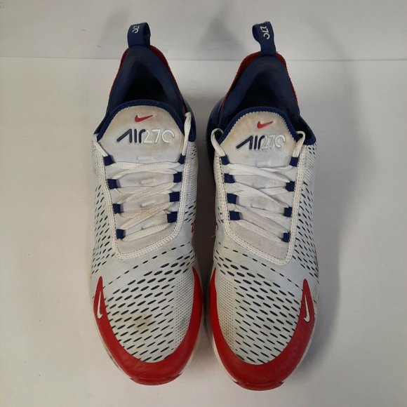 Nike Air Max 270 USA Mens Size 13 Running Shoes Sneakers Red White Blue Olympic main image 11